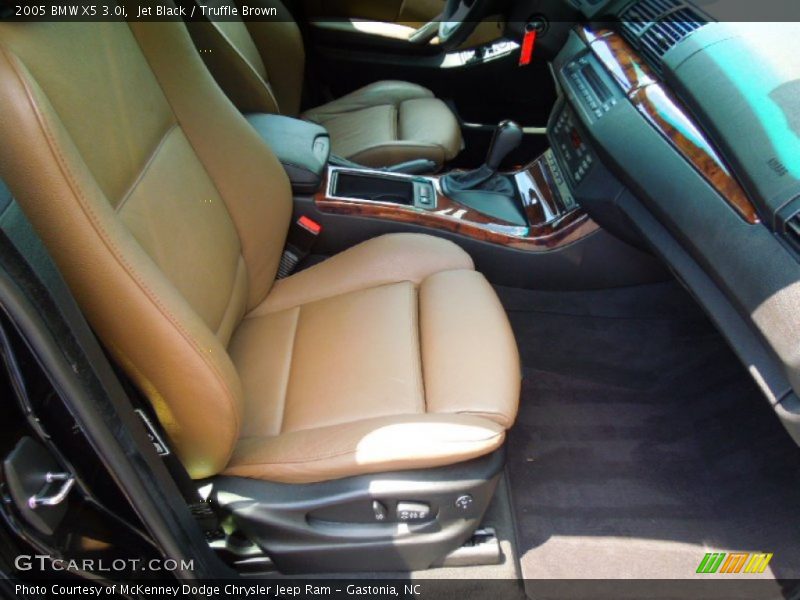 Jet Black / Truffle Brown 2005 BMW X5 3.0i