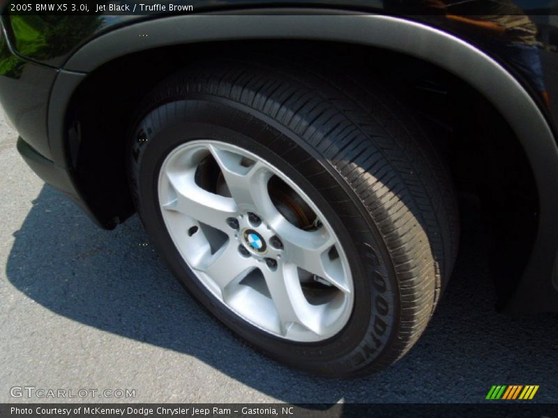 Jet Black / Truffle Brown 2005 BMW X5 3.0i