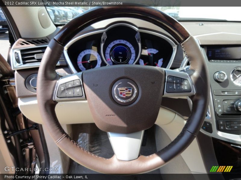 Mocha Steel Metallic / Shale/Brownstone 2012 Cadillac SRX Luxury