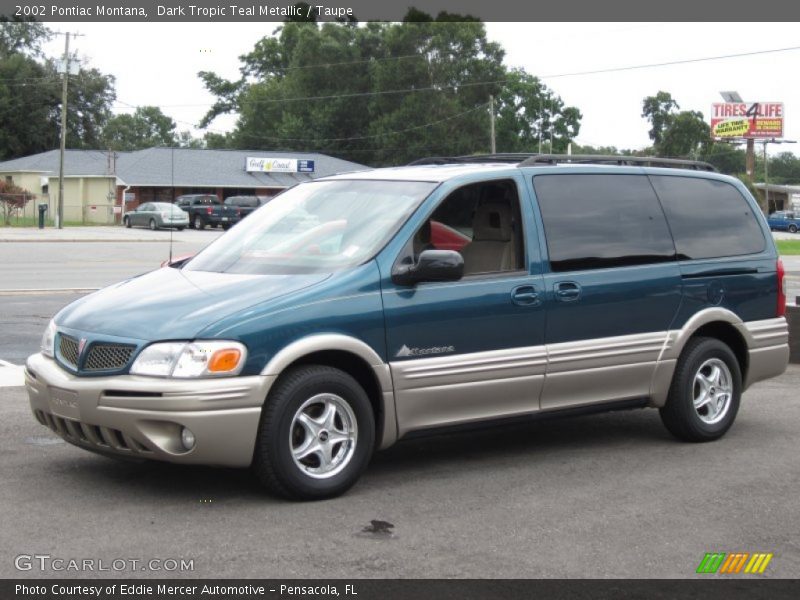 Dark Tropic Teal Metallic / Taupe 2002 Pontiac Montana