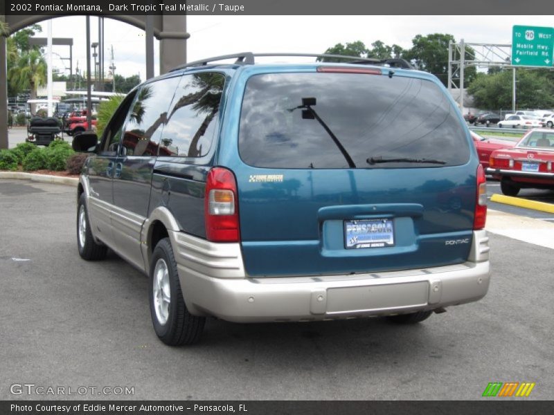 Dark Tropic Teal Metallic / Taupe 2002 Pontiac Montana