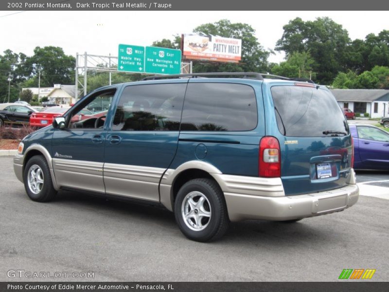 Dark Tropic Teal Metallic / Taupe 2002 Pontiac Montana