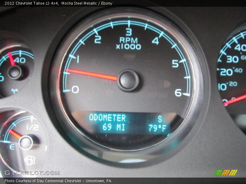 Mocha Steel Metallic / Ebony 2012 Chevrolet Tahoe LS 4x4