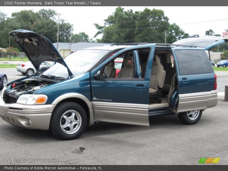 Dark Tropic Teal Metallic / Taupe 2002 Pontiac Montana