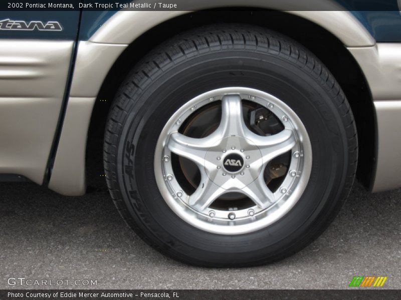 Dark Tropic Teal Metallic / Taupe 2002 Pontiac Montana