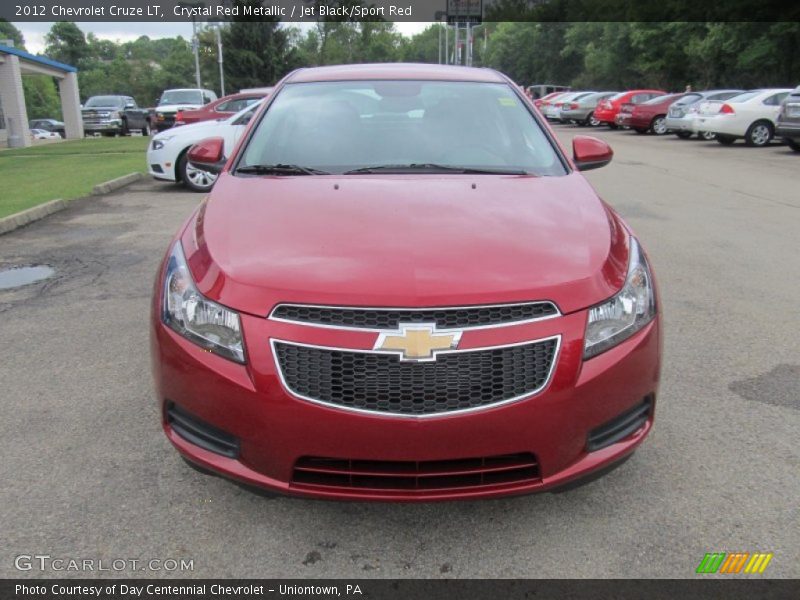 Crystal Red Metallic / Jet Black/Sport Red 2012 Chevrolet Cruze LT