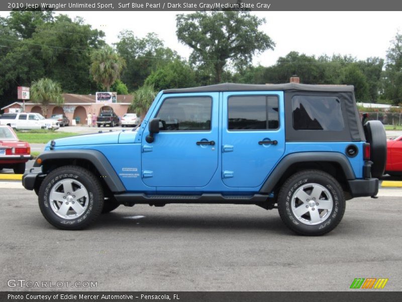  2010 Wrangler Unlimited Sport Surf Blue Pearl