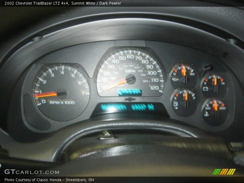 Summit White / Dark Pewter 2002 Chevrolet TrailBlazer LTZ 4x4