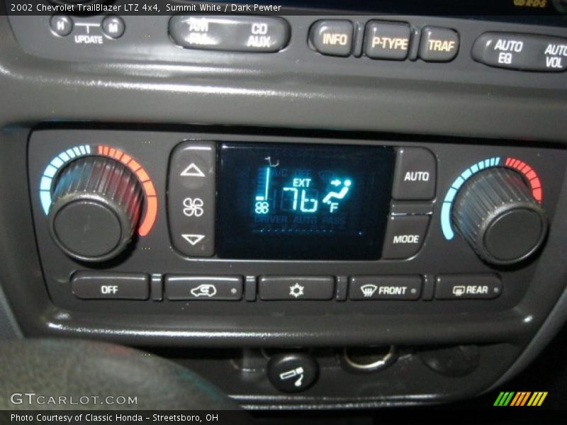 Summit White / Dark Pewter 2002 Chevrolet TrailBlazer LTZ 4x4