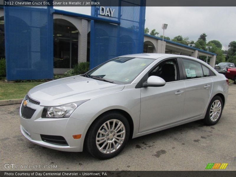 Silver Ice Metallic / Jet Black 2012 Chevrolet Cruze Eco