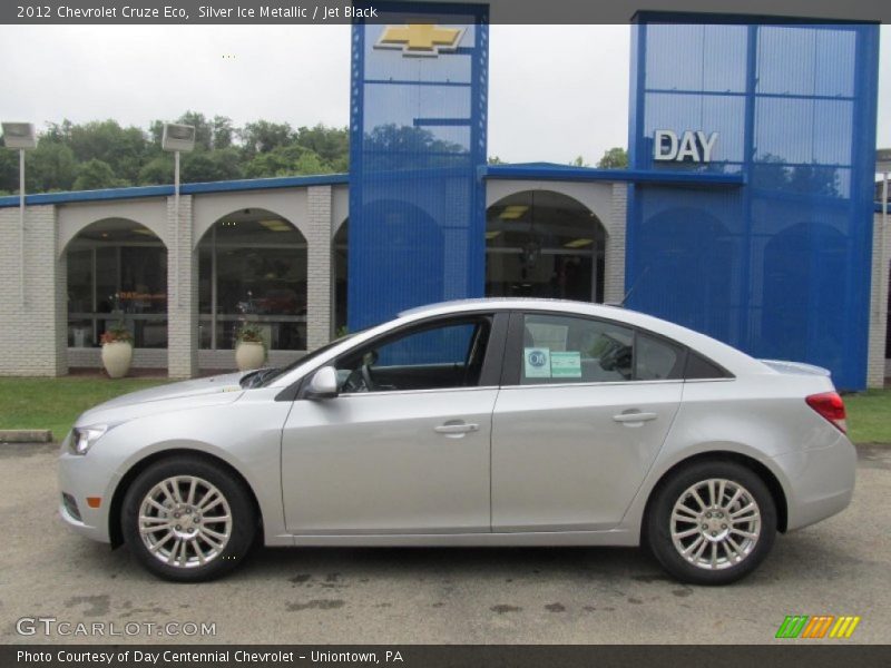 Silver Ice Metallic / Jet Black 2012 Chevrolet Cruze Eco