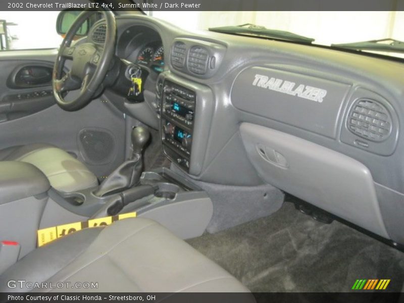 Summit White / Dark Pewter 2002 Chevrolet TrailBlazer LTZ 4x4