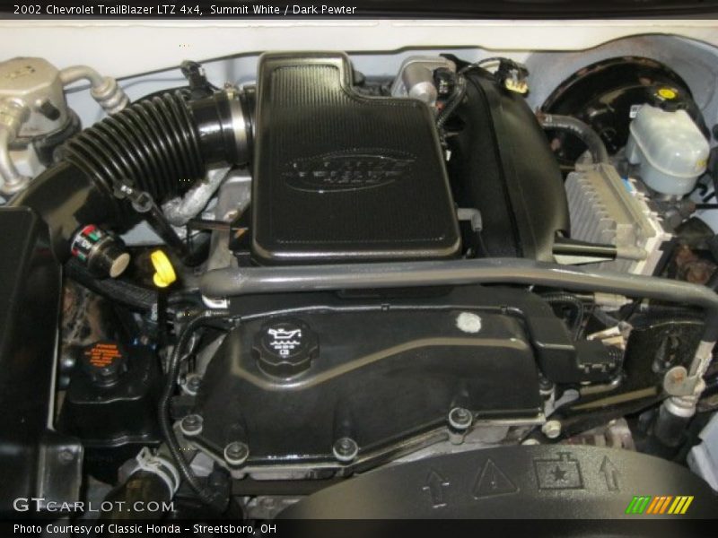 Summit White / Dark Pewter 2002 Chevrolet TrailBlazer LTZ 4x4