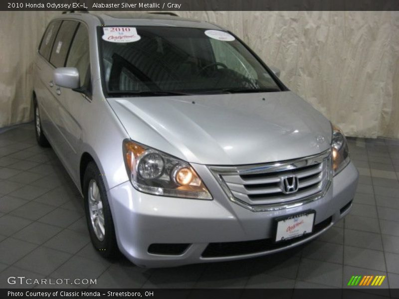 Alabaster Silver Metallic / Gray 2010 Honda Odyssey EX-L