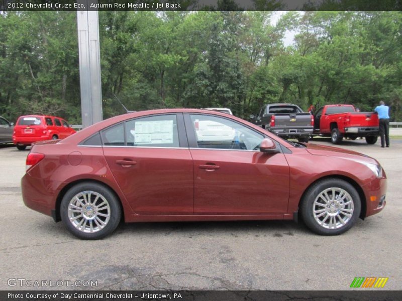 Autumn Red Metallic / Jet Black 2012 Chevrolet Cruze Eco