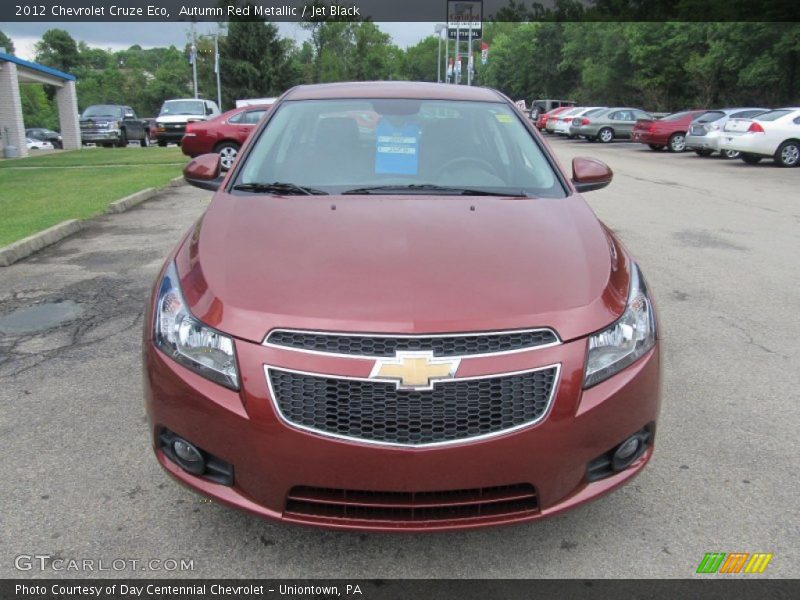 Autumn Red Metallic / Jet Black 2012 Chevrolet Cruze Eco