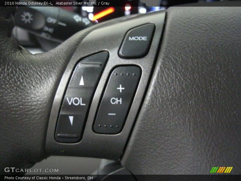 Alabaster Silver Metallic / Gray 2010 Honda Odyssey EX-L