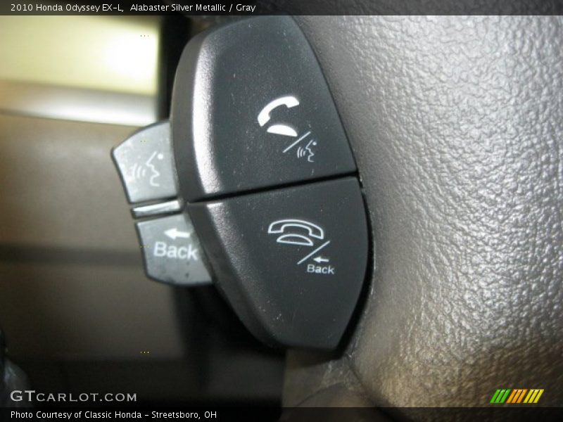 Alabaster Silver Metallic / Gray 2010 Honda Odyssey EX-L