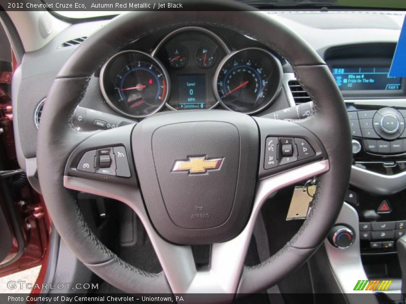 Autumn Red Metallic / Jet Black 2012 Chevrolet Cruze Eco