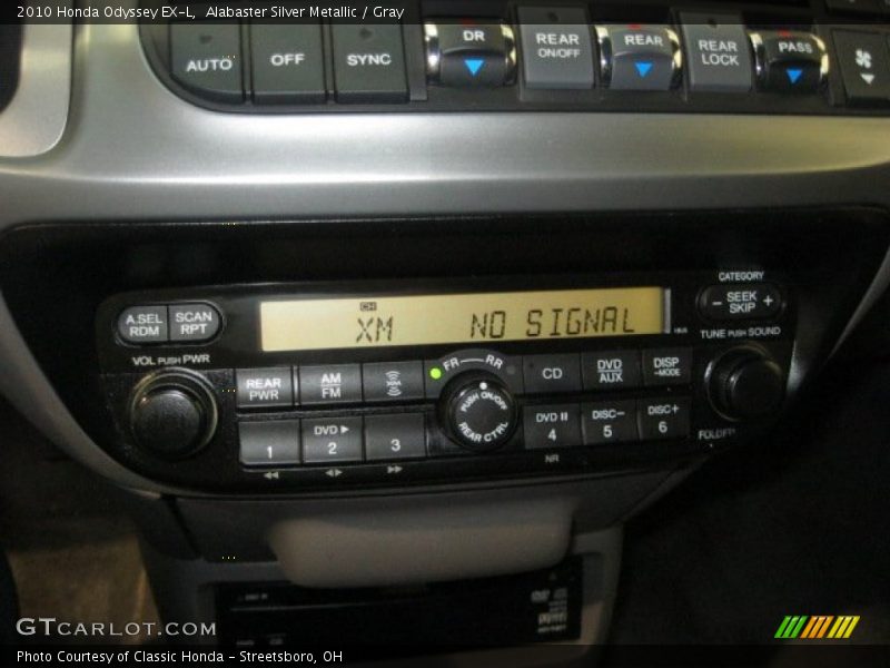 Alabaster Silver Metallic / Gray 2010 Honda Odyssey EX-L
