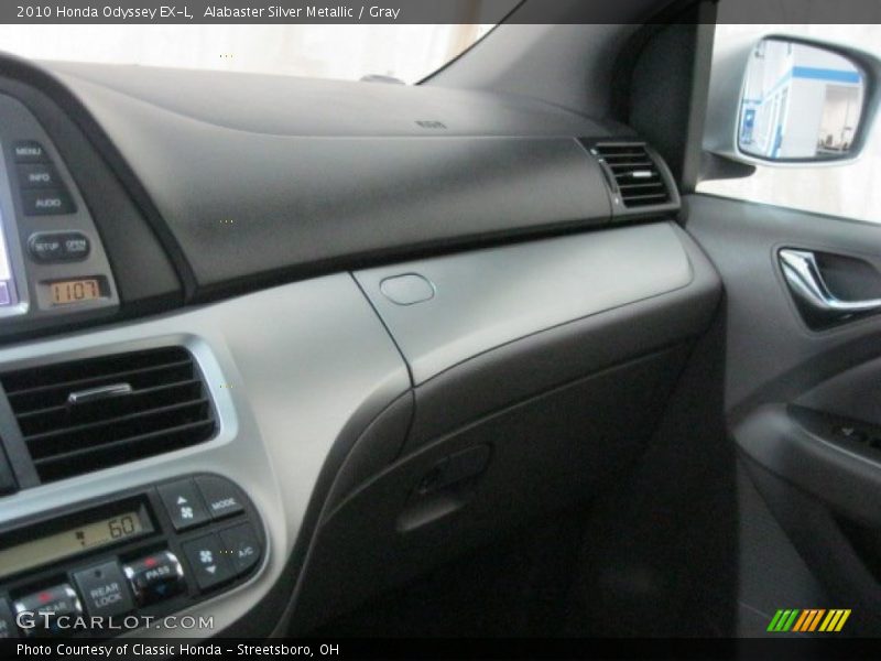 Alabaster Silver Metallic / Gray 2010 Honda Odyssey EX-L