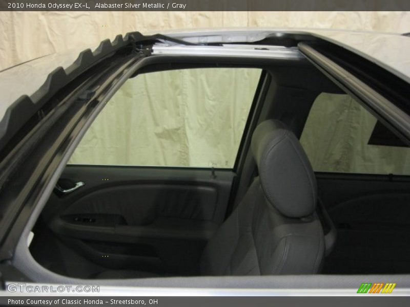 Alabaster Silver Metallic / Gray 2010 Honda Odyssey EX-L