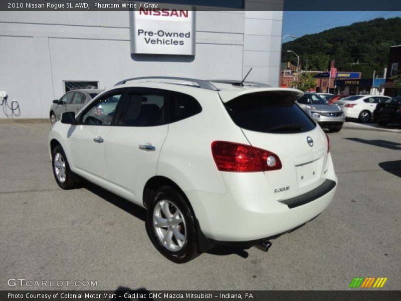 Phantom White / Gray 2010 Nissan Rogue SL AWD