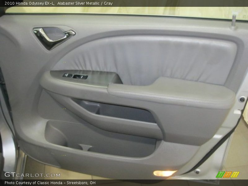 Alabaster Silver Metallic / Gray 2010 Honda Odyssey EX-L