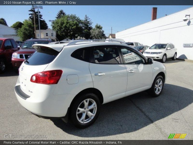 Phantom White / Gray 2010 Nissan Rogue SL AWD