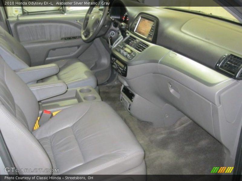 Alabaster Silver Metallic / Gray 2010 Honda Odyssey EX-L
