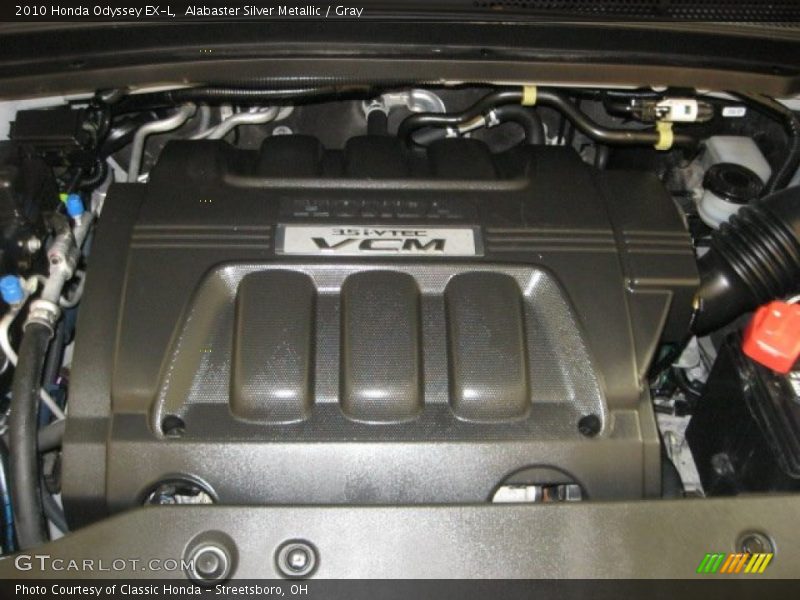 Alabaster Silver Metallic / Gray 2010 Honda Odyssey EX-L