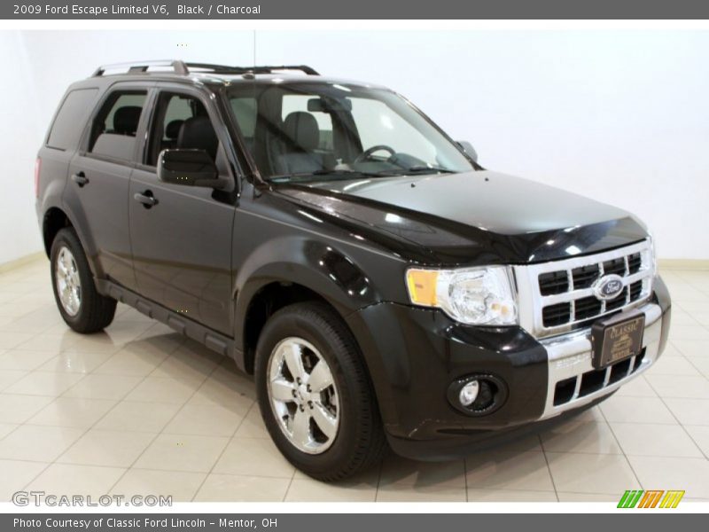 Black / Charcoal 2009 Ford Escape Limited V6