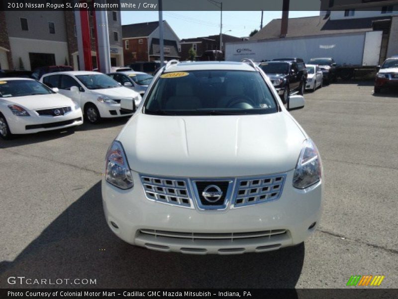 Phantom White / Gray 2010 Nissan Rogue SL AWD