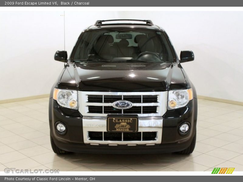 Black / Charcoal 2009 Ford Escape Limited V6