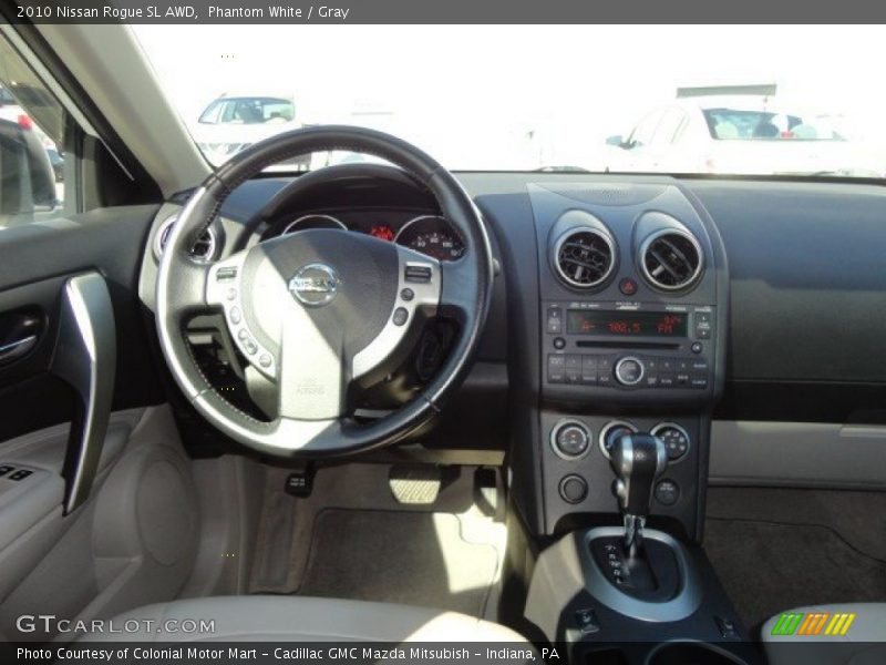 Phantom White / Gray 2010 Nissan Rogue SL AWD