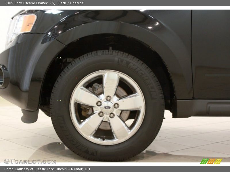 Black / Charcoal 2009 Ford Escape Limited V6