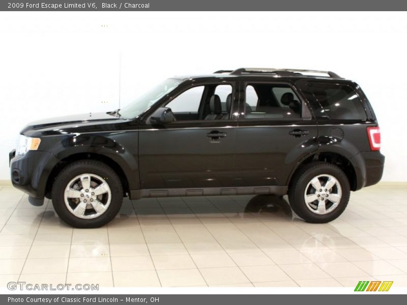Black / Charcoal 2009 Ford Escape Limited V6