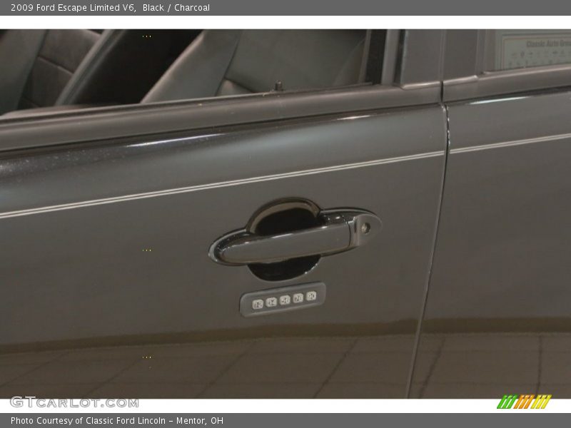 Black / Charcoal 2009 Ford Escape Limited V6