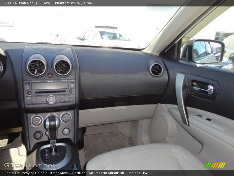 Phantom White / Gray 2010 Nissan Rogue SL AWD