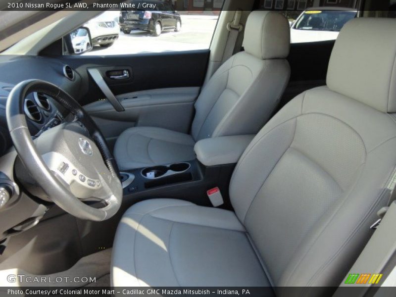Phantom White / Gray 2010 Nissan Rogue SL AWD