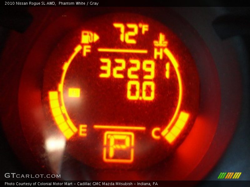 Phantom White / Gray 2010 Nissan Rogue SL AWD