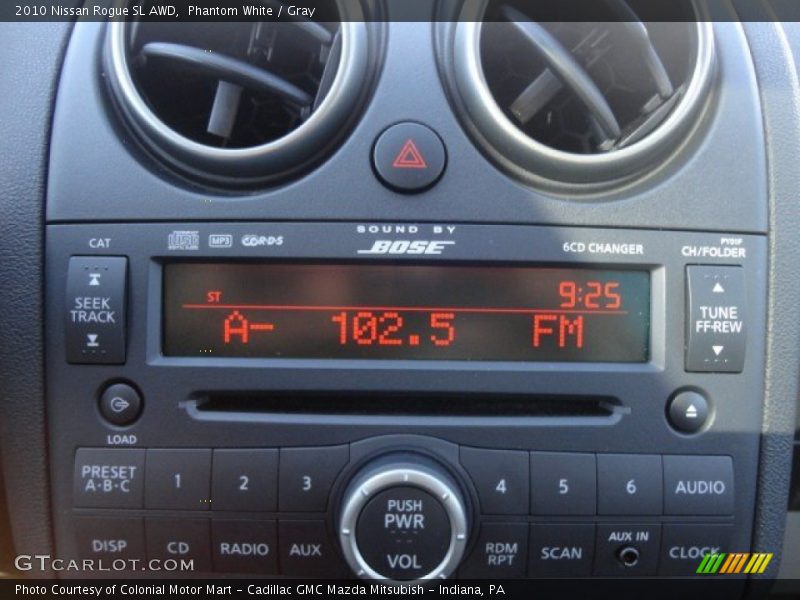 Phantom White / Gray 2010 Nissan Rogue SL AWD