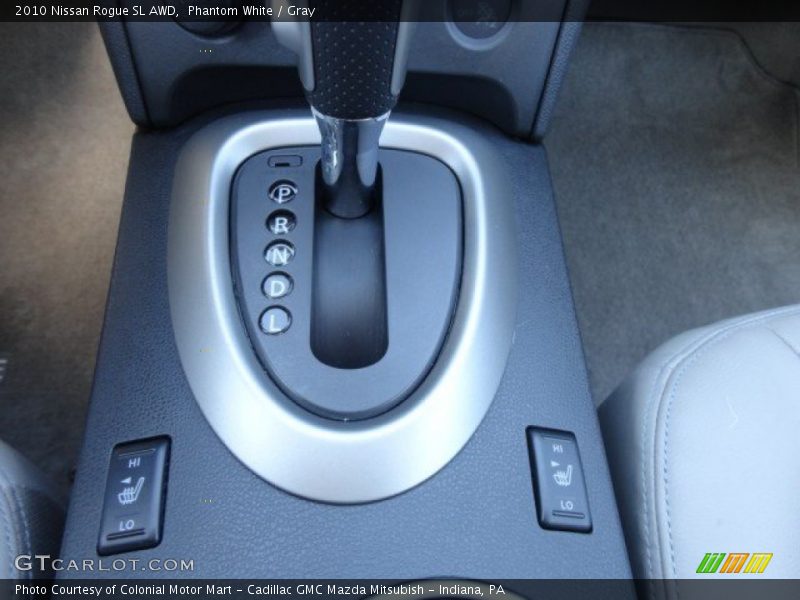 Phantom White / Gray 2010 Nissan Rogue SL AWD