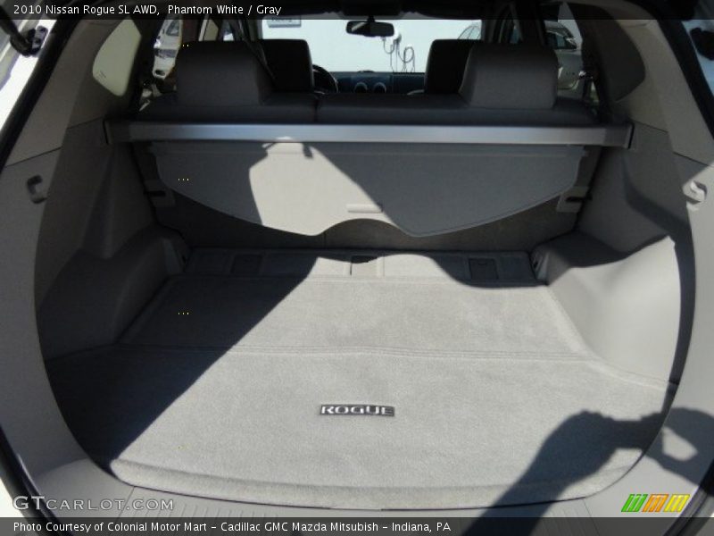 Phantom White / Gray 2010 Nissan Rogue SL AWD