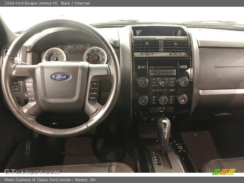 Black / Charcoal 2009 Ford Escape Limited V6