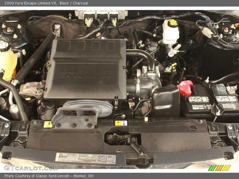 Black / Charcoal 2009 Ford Escape Limited V6