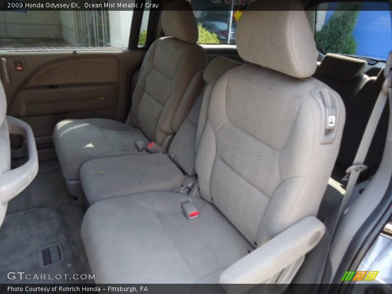 Ocean Mist Metallic / Gray 2009 Honda Odyssey EX