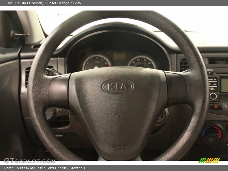  2009 Rio LX Sedan Steering Wheel