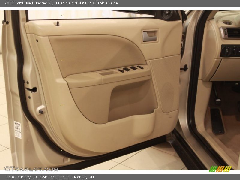 Pueblo Gold Metallic / Pebble Beige 2005 Ford Five Hundred SE