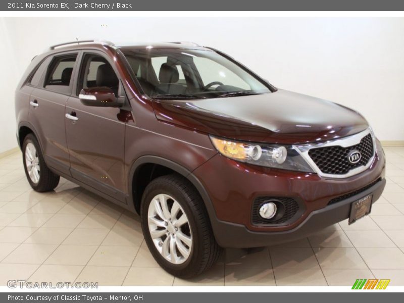 Dark Cherry / Black 2011 Kia Sorento EX